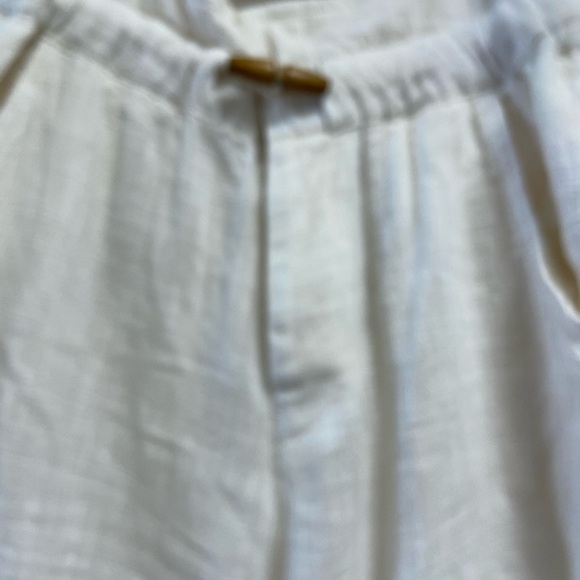 Free people white linen pants extra small women’s - Picture 12 of 13
